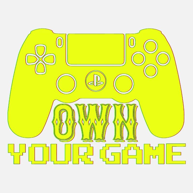 Gamer Game Play Online Computer Gaming Arcade Neon