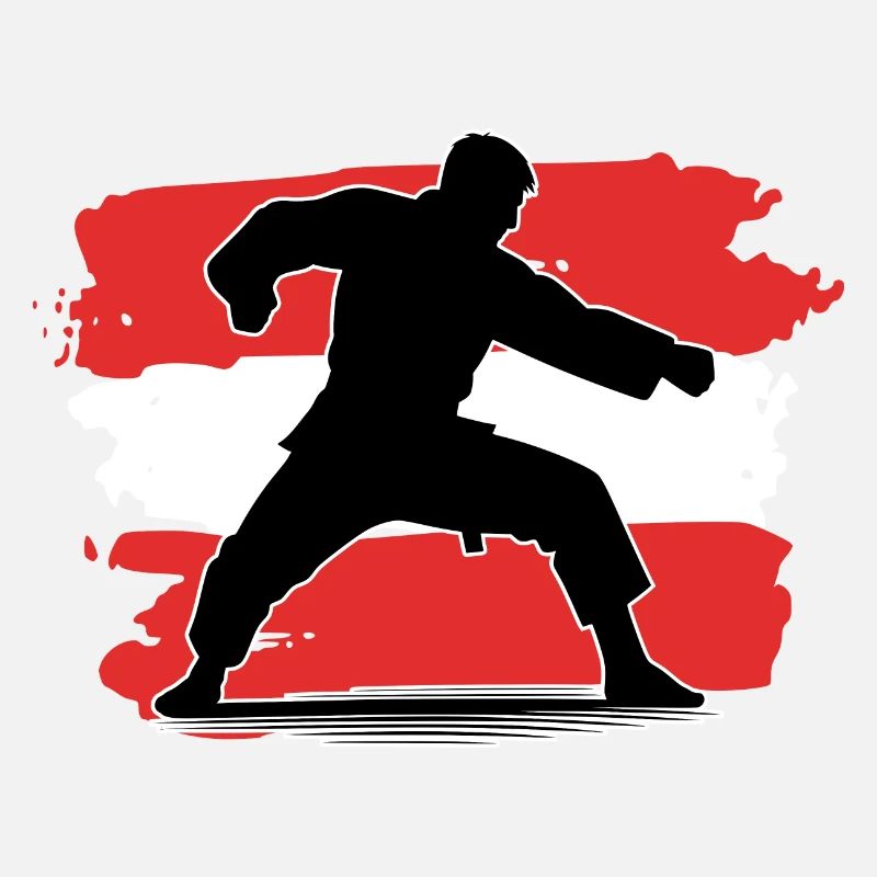 Austria Flag Judo