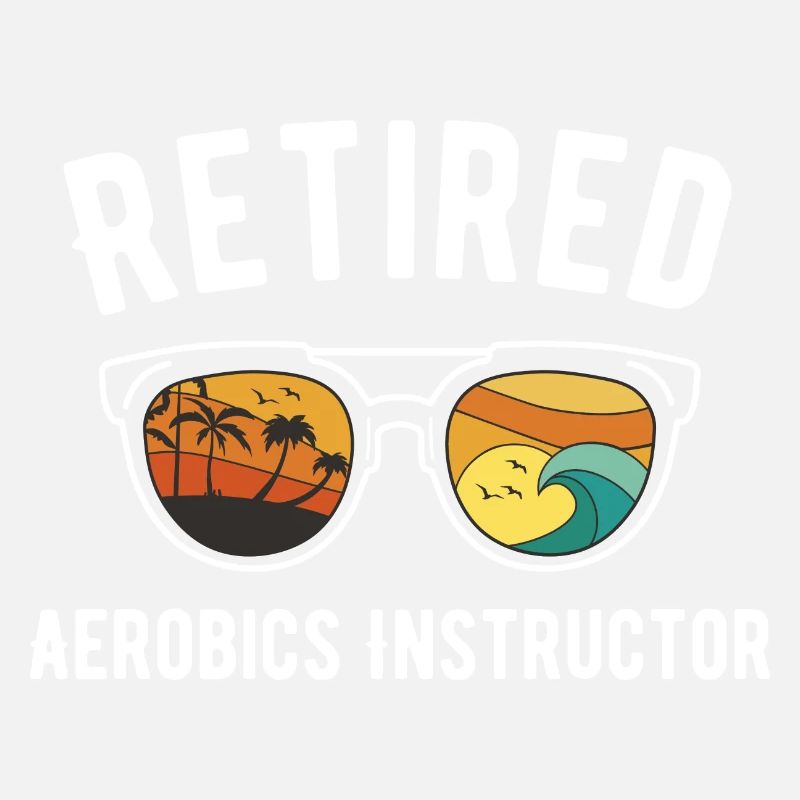 Instructeur d’aérobic à la retraite sur la plage