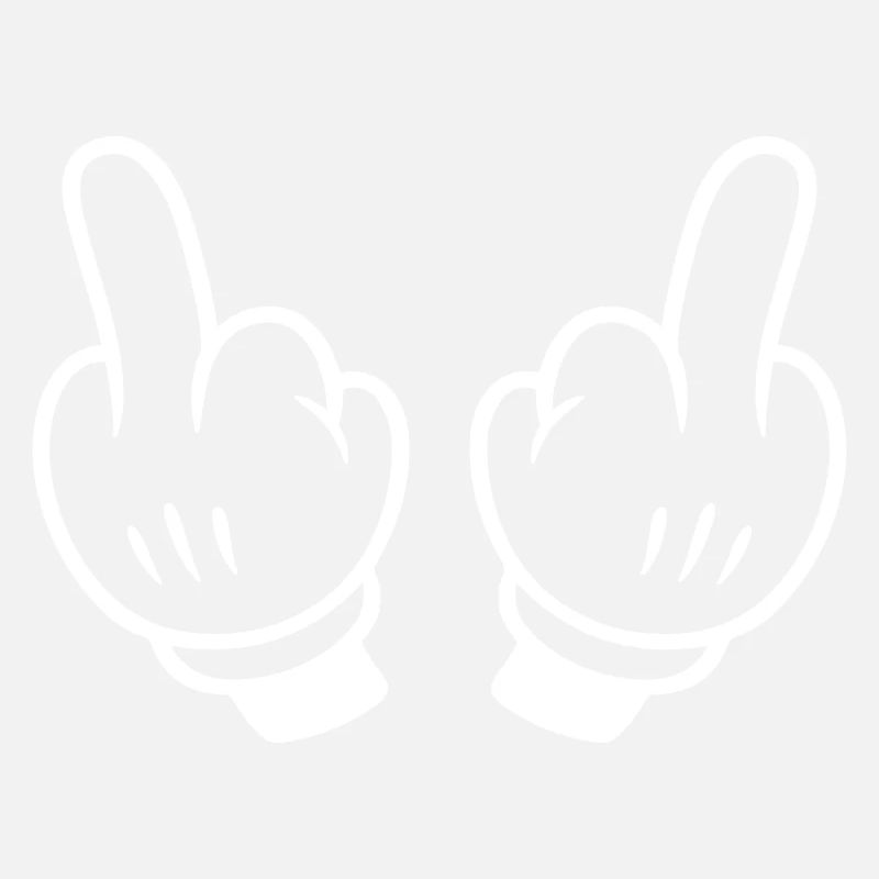 Middle Finger Hand Comic
