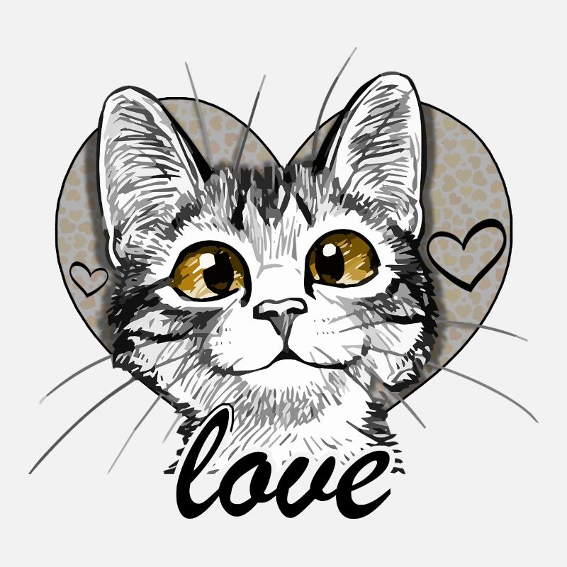 chat coeur
