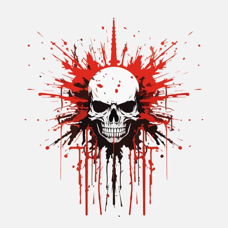 Splatter Skull