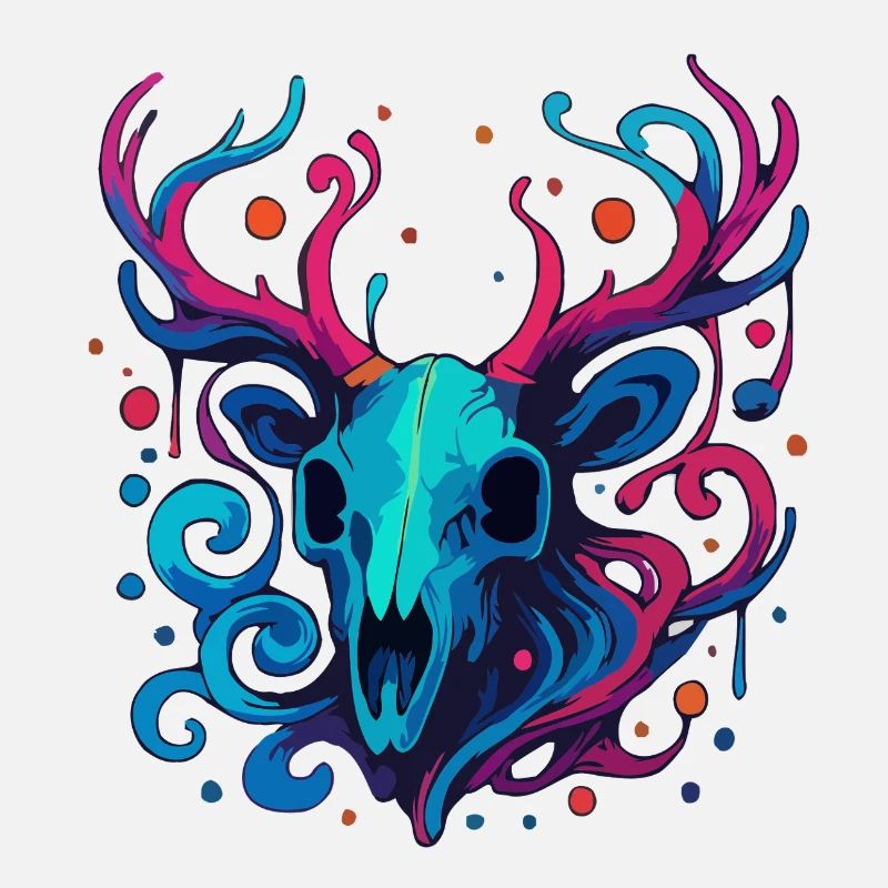Antler Skull