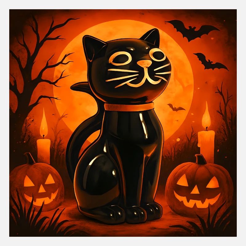 Grusel Katze Halloween Geschenk