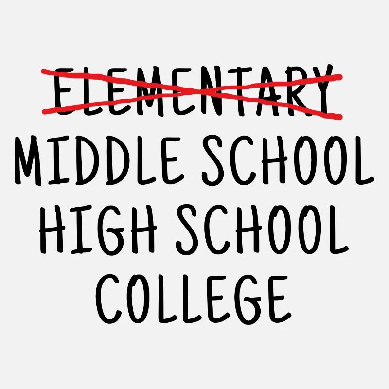 Elementary middle school high school college