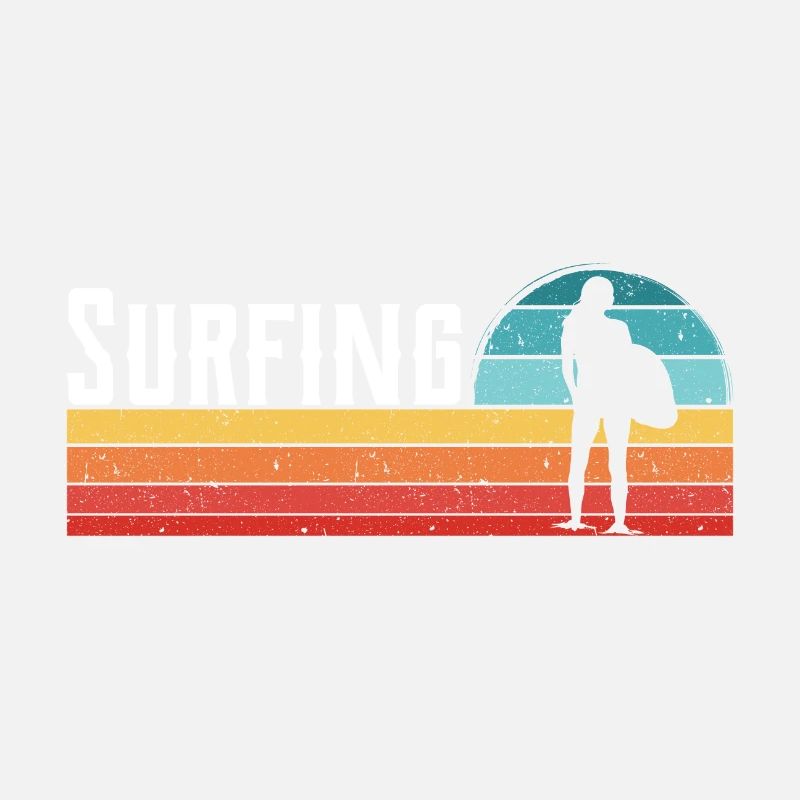 Surfer Surfer Rétro Vintage