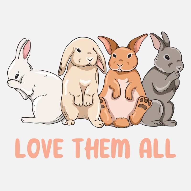 Cute rabbit design for bunny owners