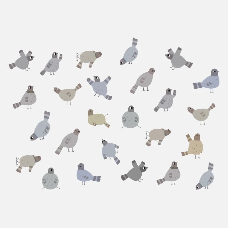 Cute dove pattern design for pigeon lovers