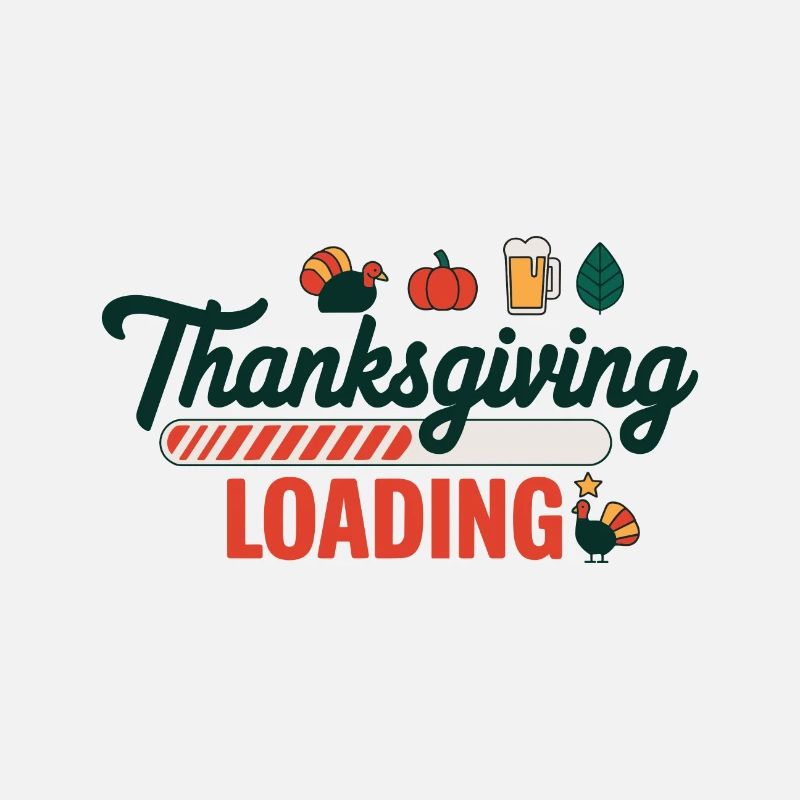 Thanksgiving Loading Erntedankfest Ladebalken