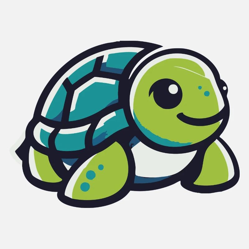 Green land turtle