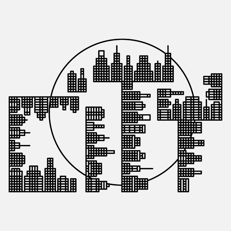Skyline, City - version noire
