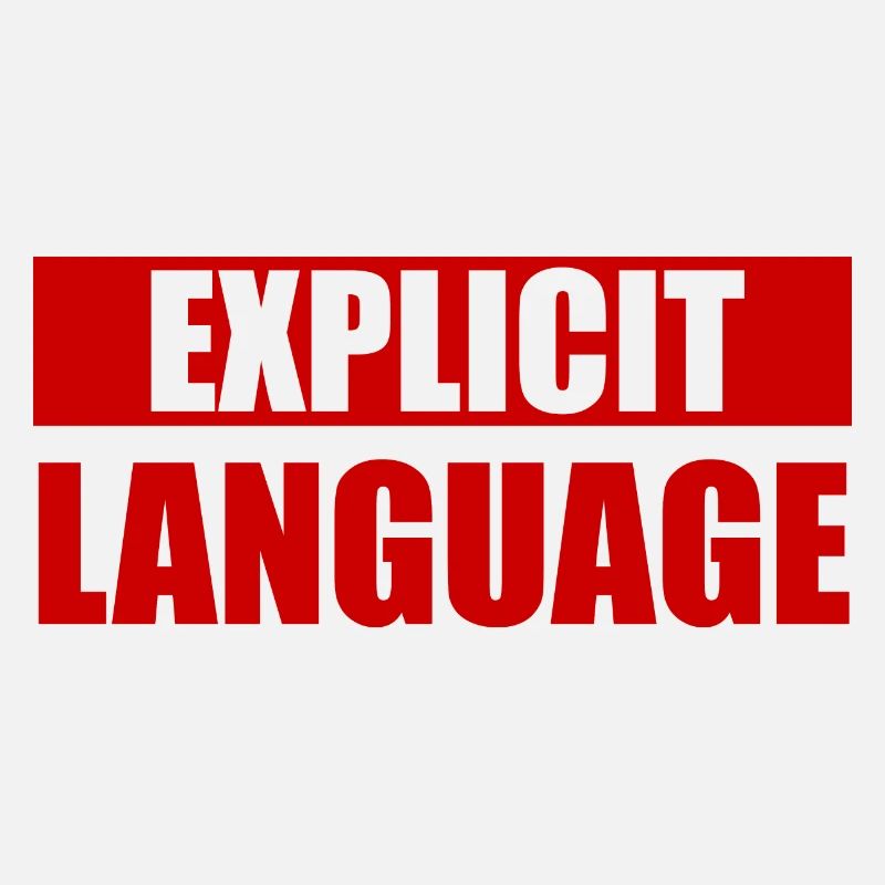 Grobe Sprache - Rot