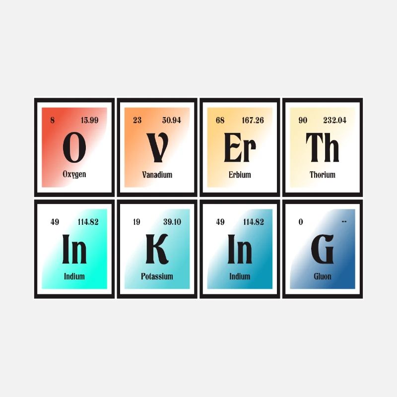 Overthingking | Periodensystem der Elemente