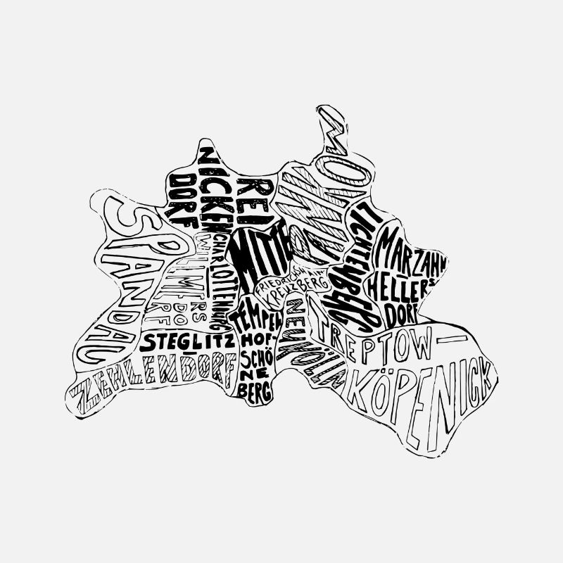 Berlin Stadtplan Bezirke