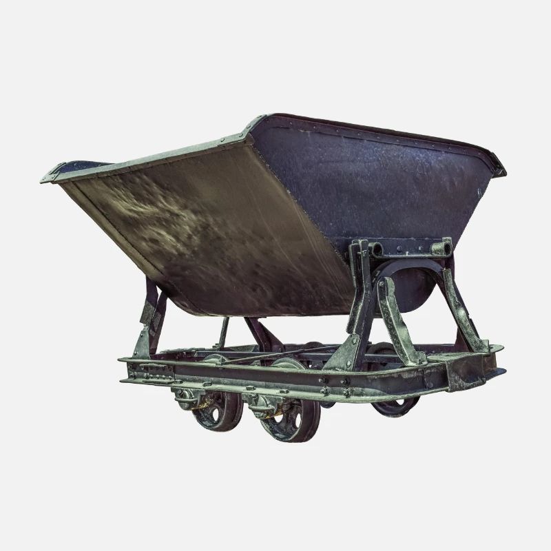 LORE CAR WAGON ERZWAGON MINING GLUECK ON LUCK