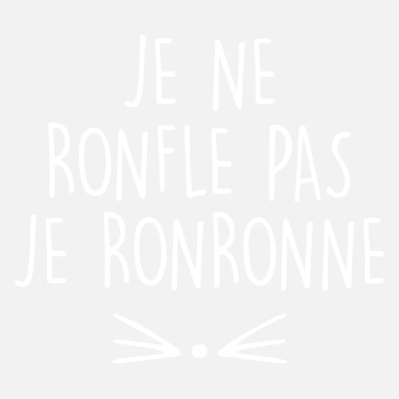 je ne ronfle pas je ronronne