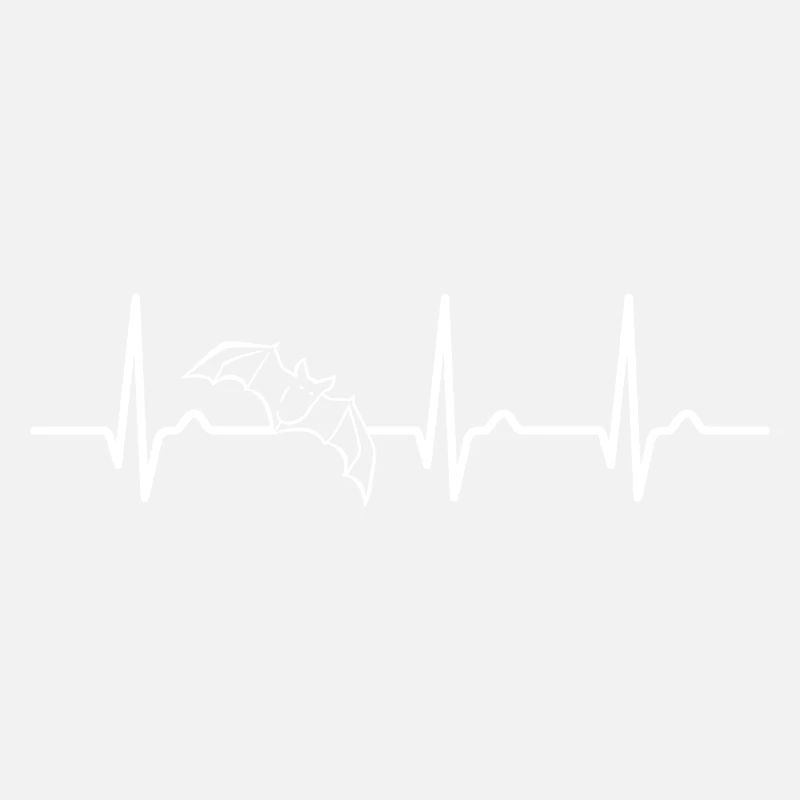 ECG Curve - Heart Curve - Pulse - Bat