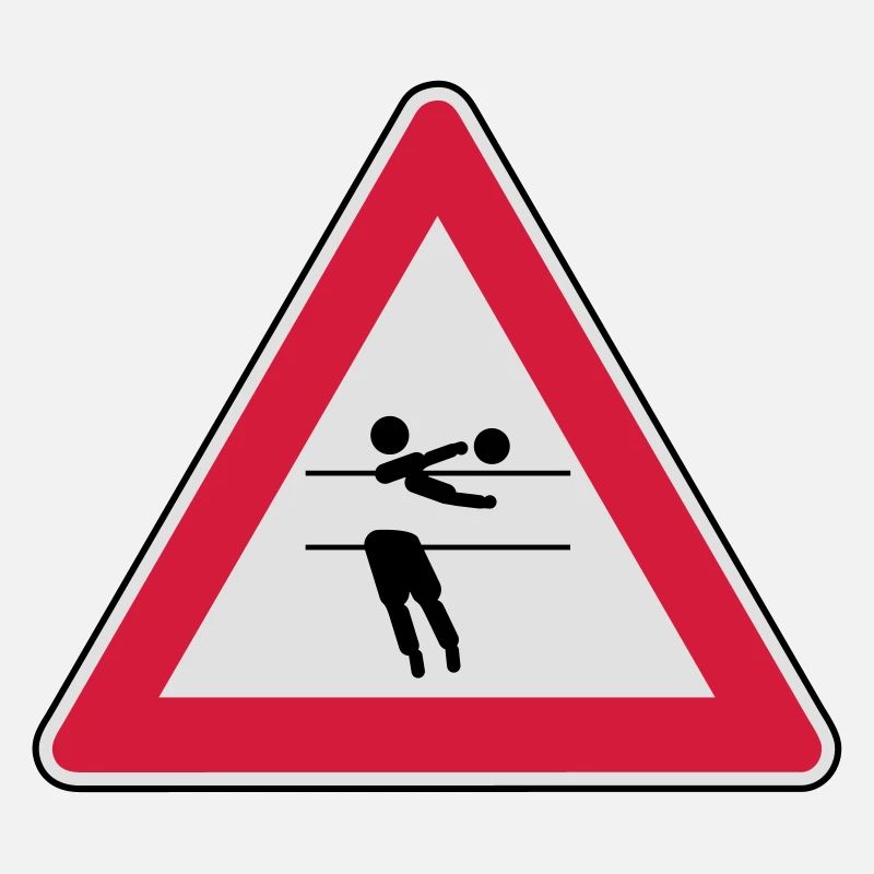 Achtung, Volleyball wird gespielt!