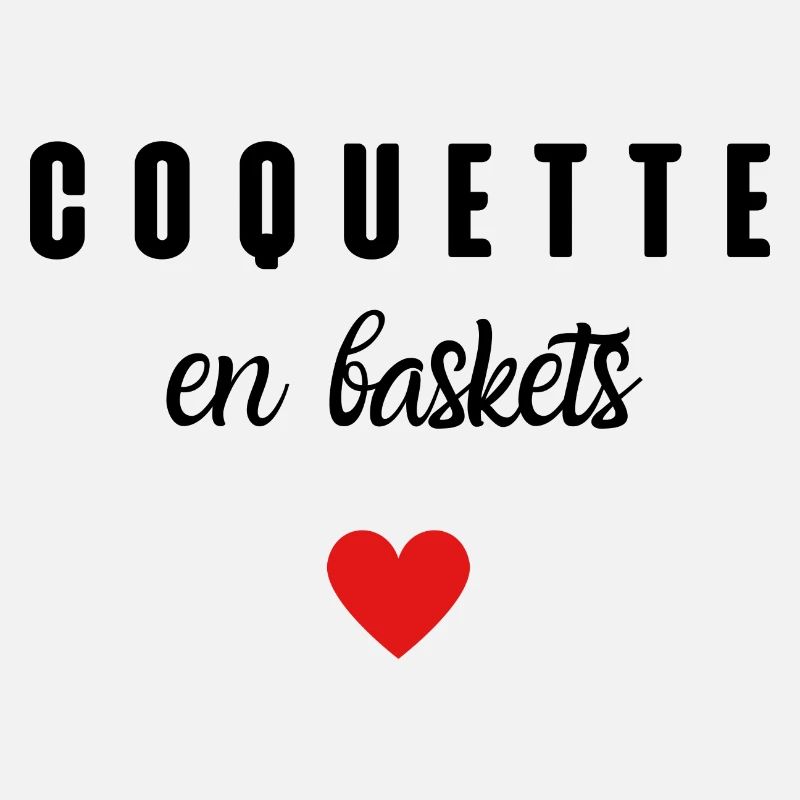 coquette en baskets