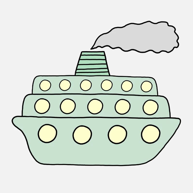 Grünes Schiff