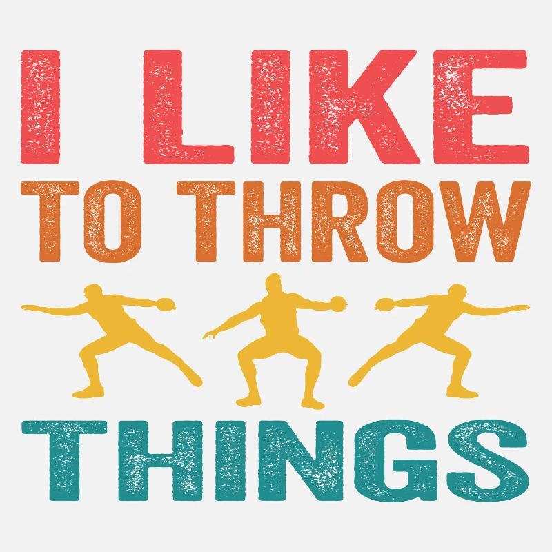 Discus Athlete Vintage Retro Discus Thrower