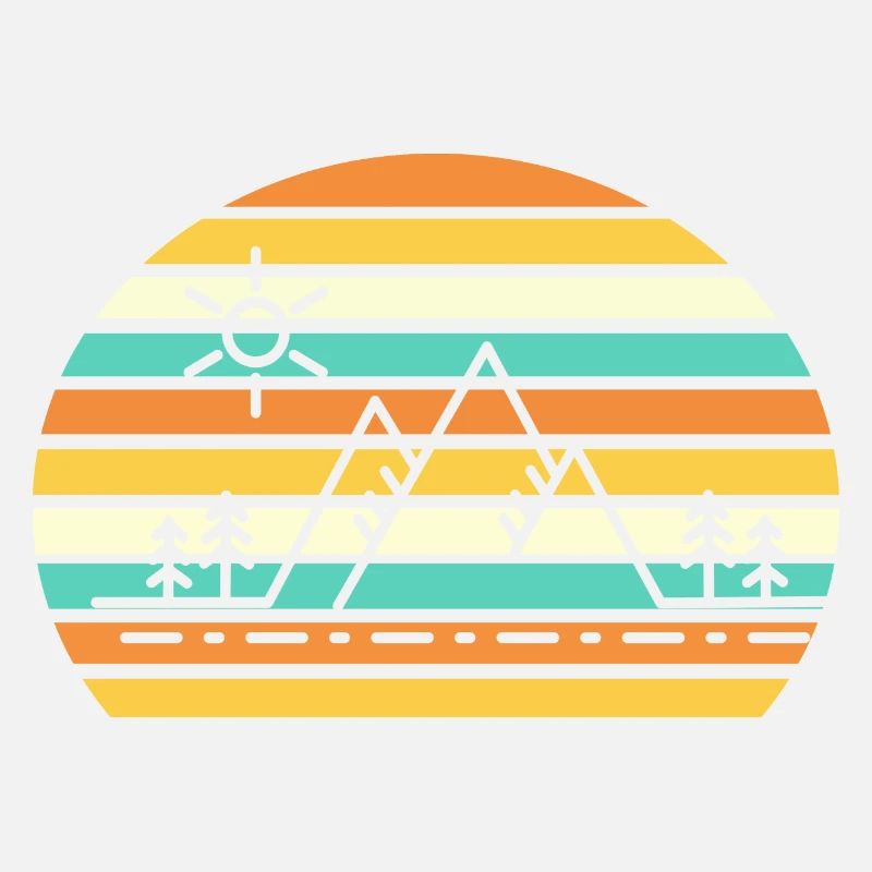 Mountains Mountain Retro