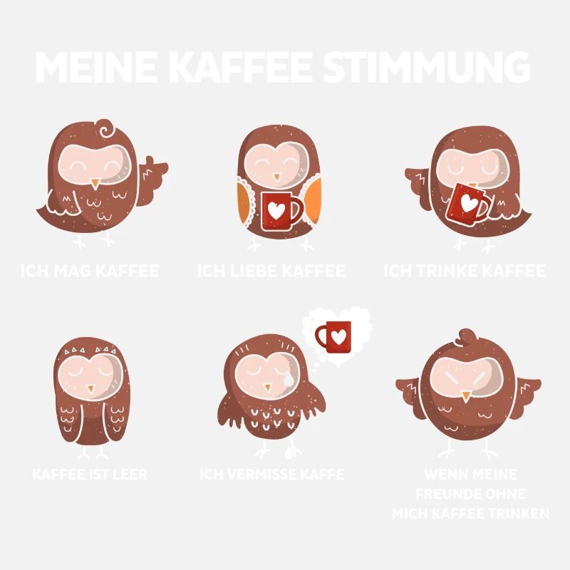 Kaffee Stimmungen Eule