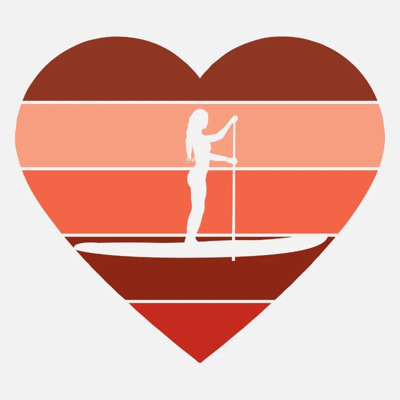 Retro SUP Standup Paddle Board Sommer Geschenk