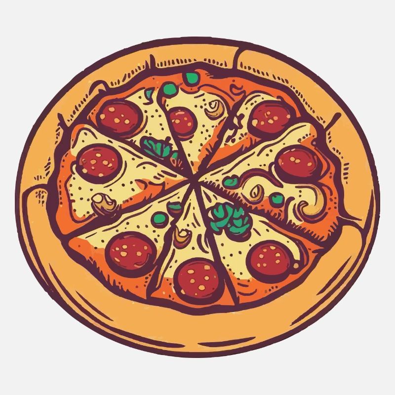 Pizza Pizzabäcker Pizza Essen Geschenkidee