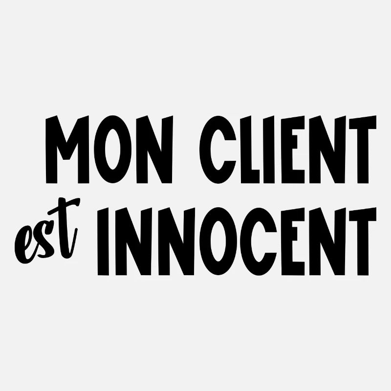 mon client est innocent