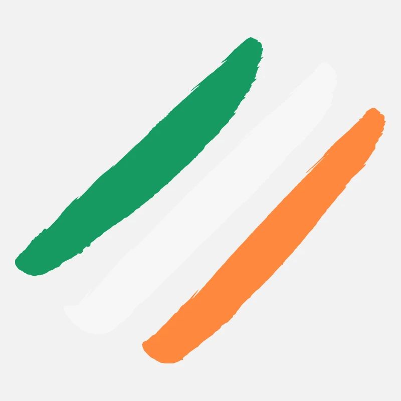 Irlande / Drapeau de l’Irlande - Diagonal - Élégant
