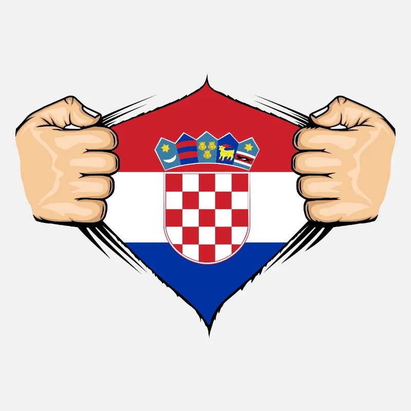 Conception du drapeau de la Croatie