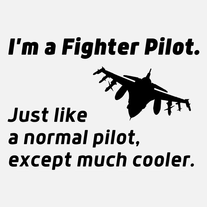 Kampfpilot von Fighter Jet Funny Quote