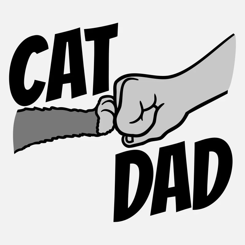 Conception du logo Cat Dad