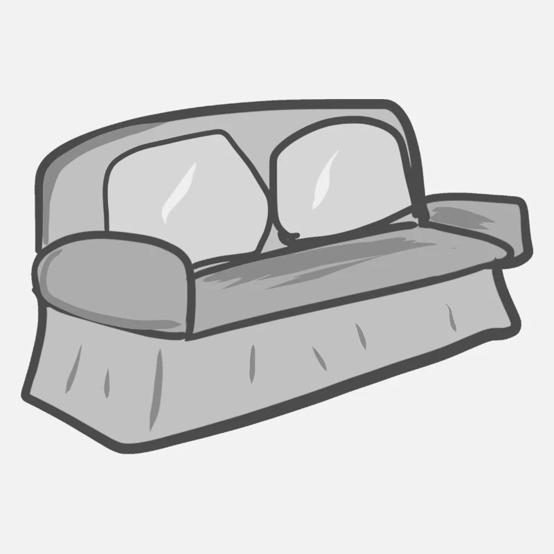 Sofa Symbol Wohnzimmer Möbel Grau