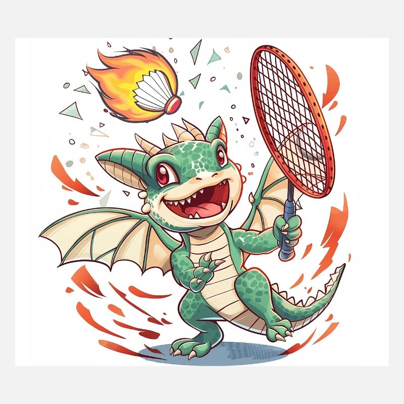 Badminton Drache