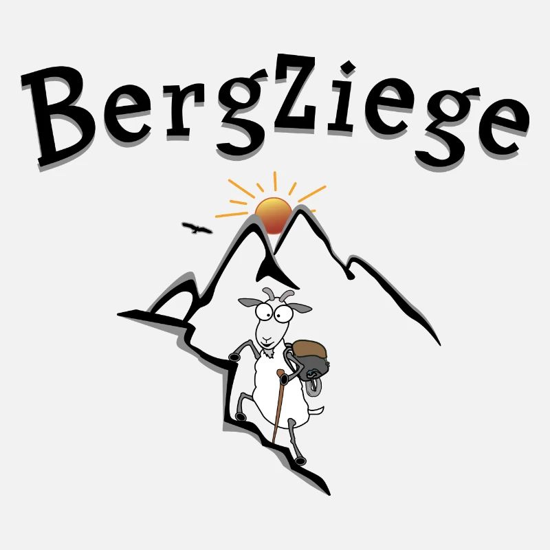 Bergziege Klettern Wandern
