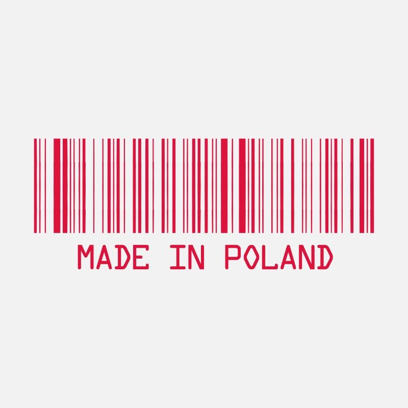 Made in Poland - Polska - Polen - Barcode - Strich