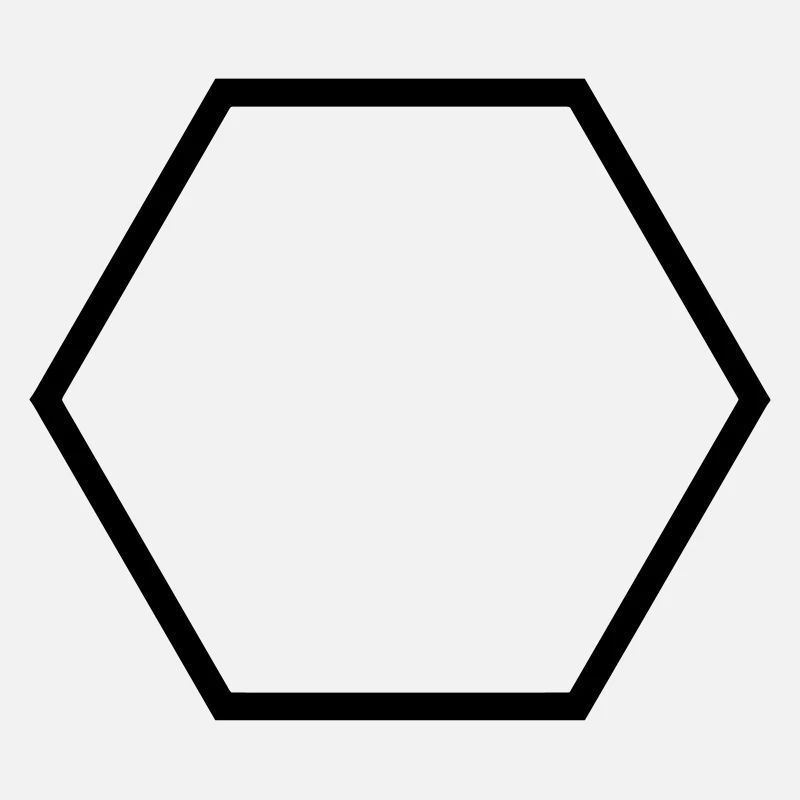 Hexagon Hexagone Sechseck Form - Custom it !