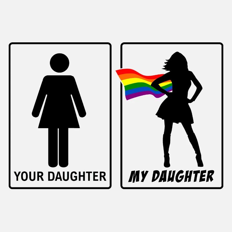 Fille lesbienne Mère Père LGBT Lesbienne CSD