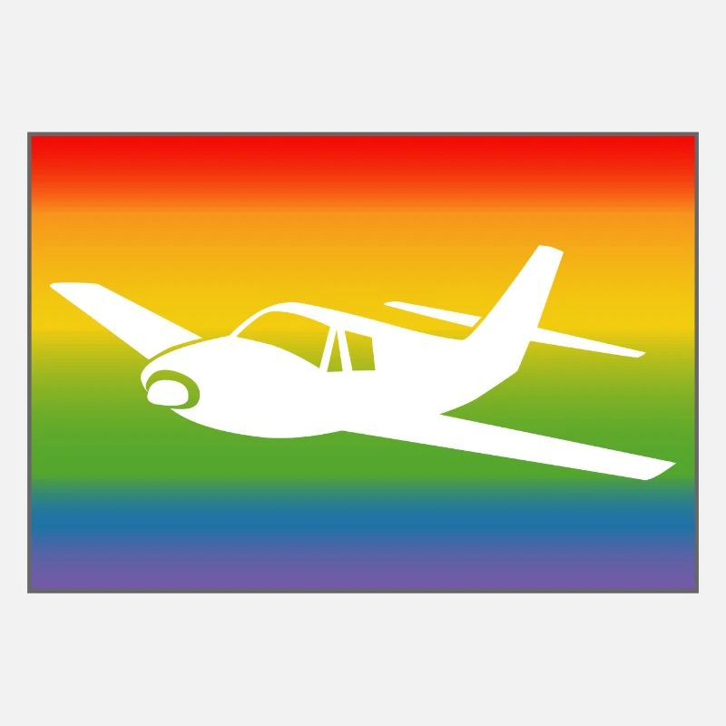 Flugzeug Regenbogen