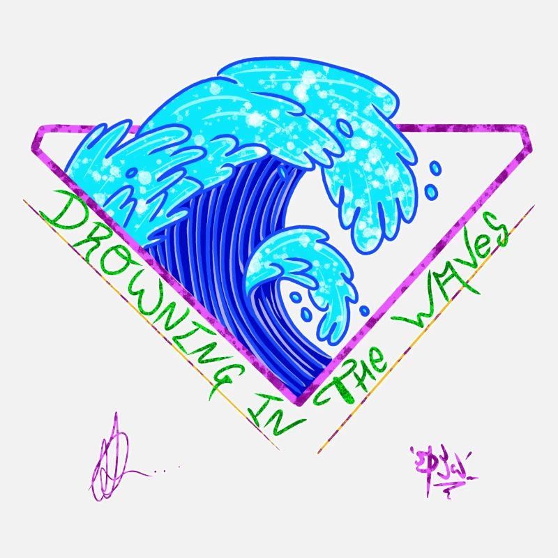 Drowning in the waves