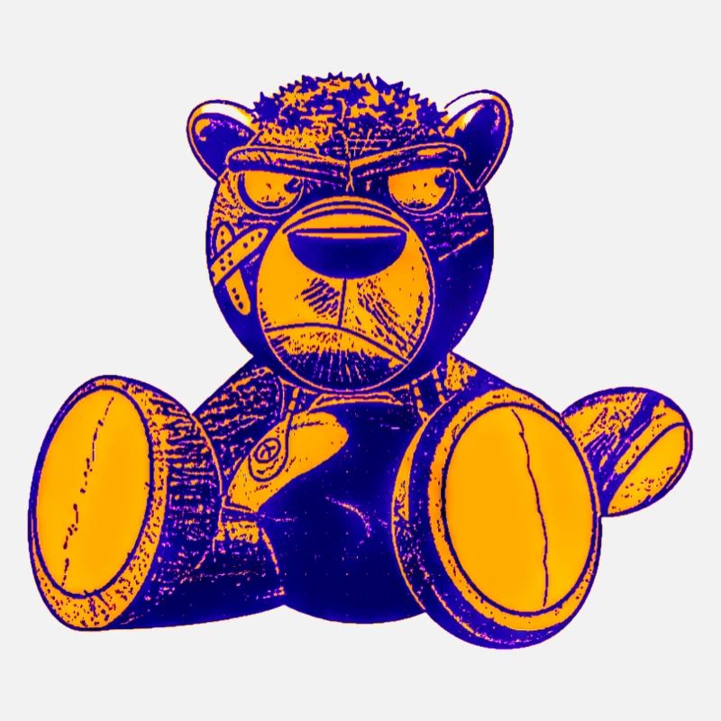 Creepy Teddy Yellow