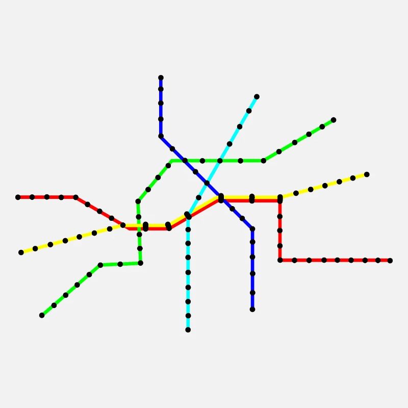 Liniennetzplan / Fahrplan / Straßenbahn