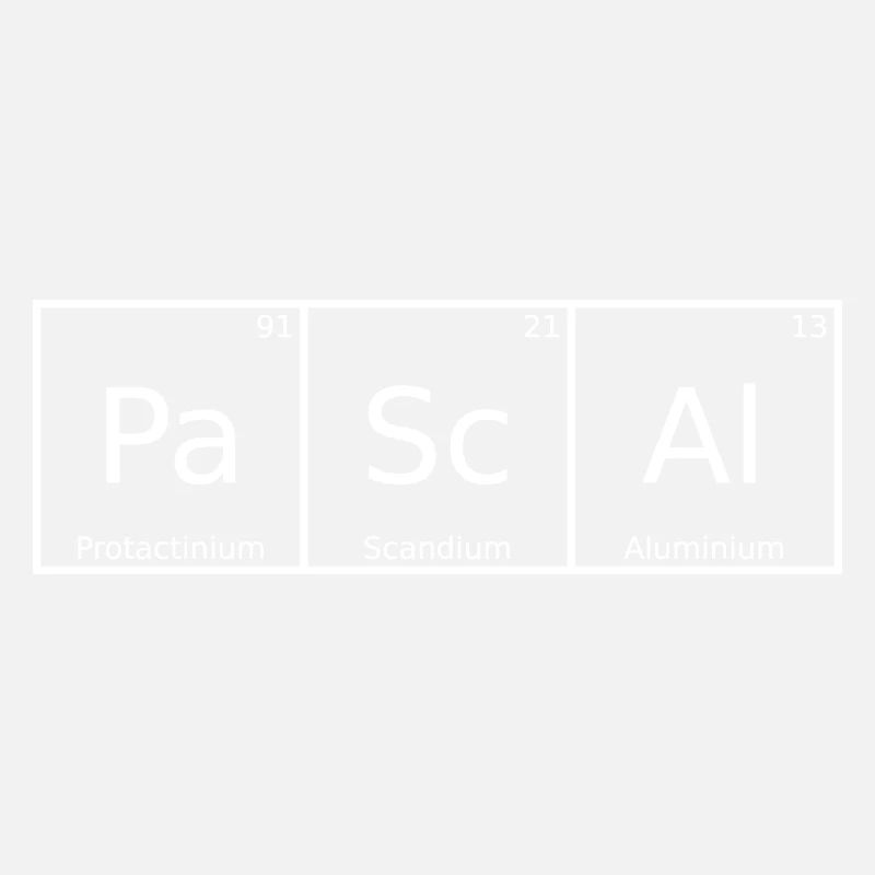Pascal Name First Name Chemistry Periodic Table Elements