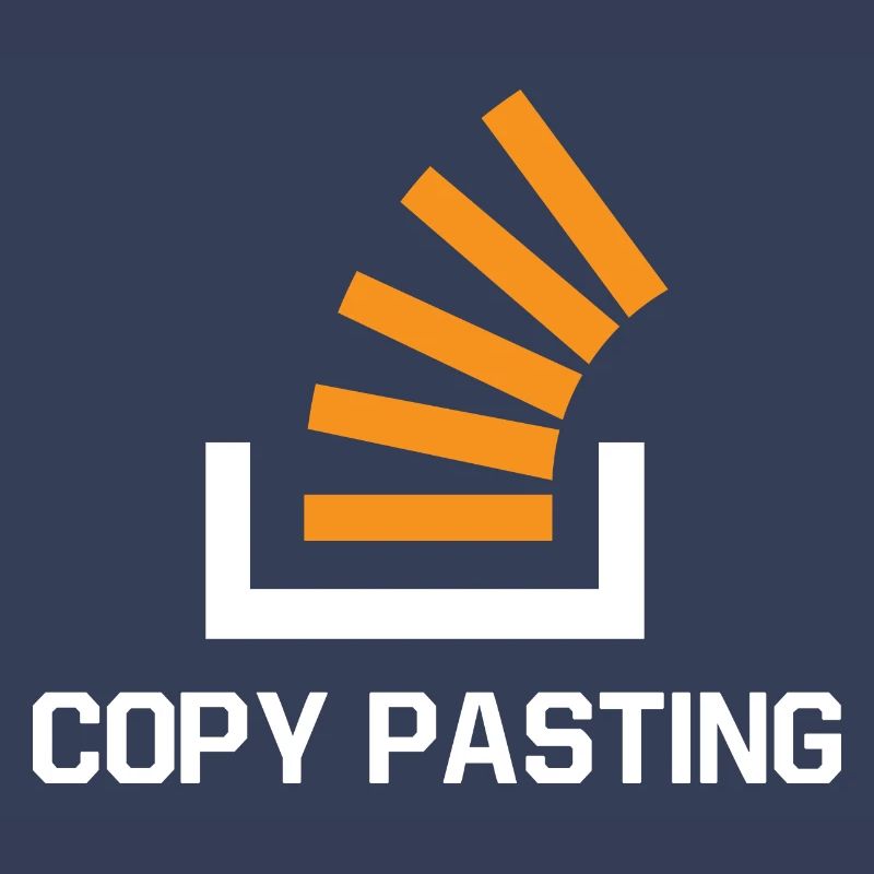 Copy Pasting Programming Coder Software Developer