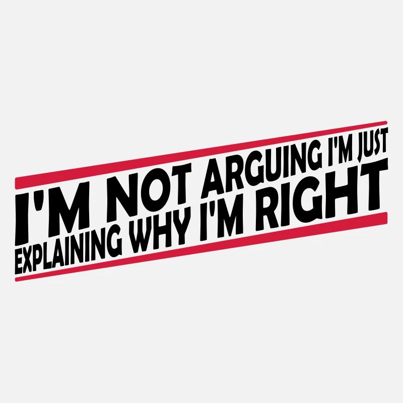 I m not arguing