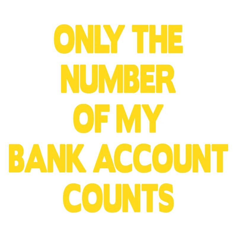 Seul le numéro de mon compte bancaire compte