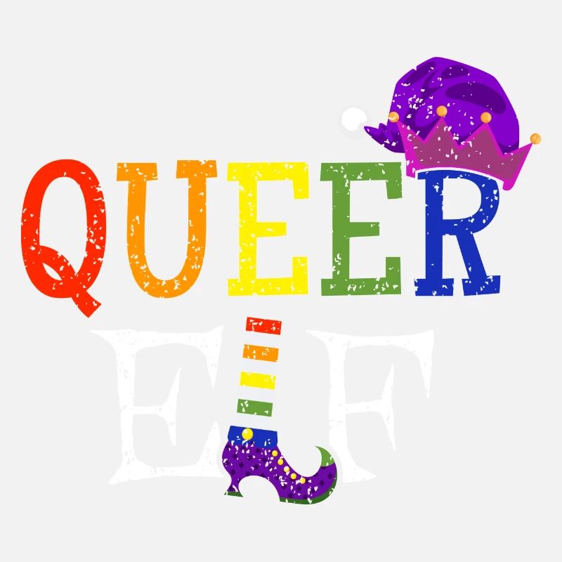Queer Elf - Schwuler Weihnachts-Elf Gay Pride