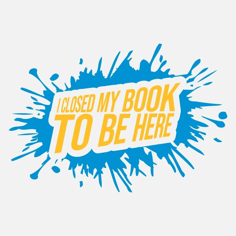 I closed my book